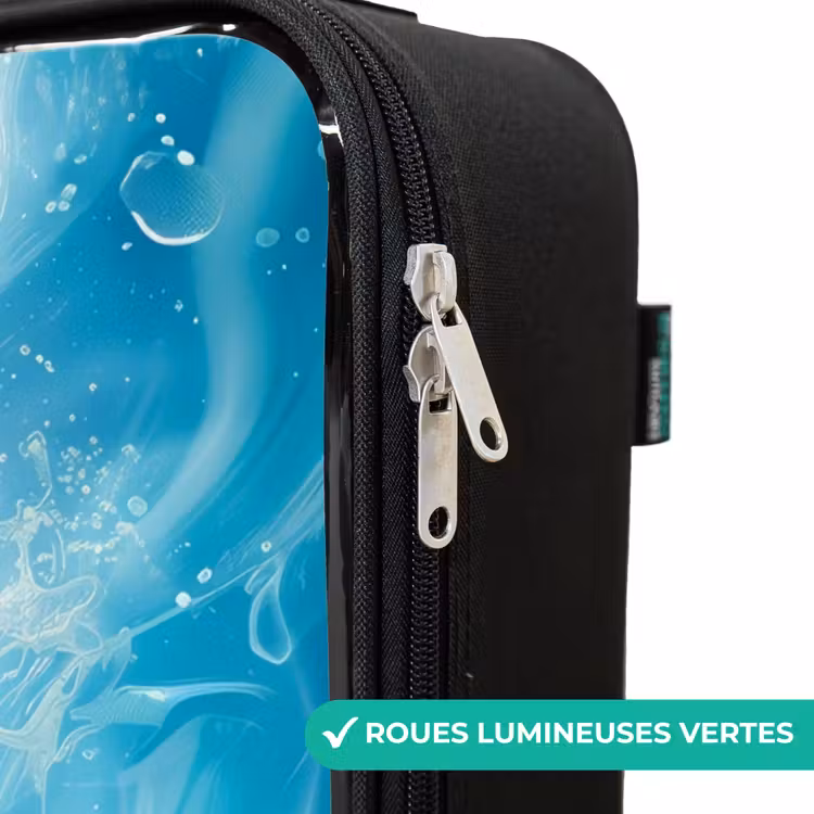 Valise enfant - Noir - Phoque blanc dans l'eau — 3