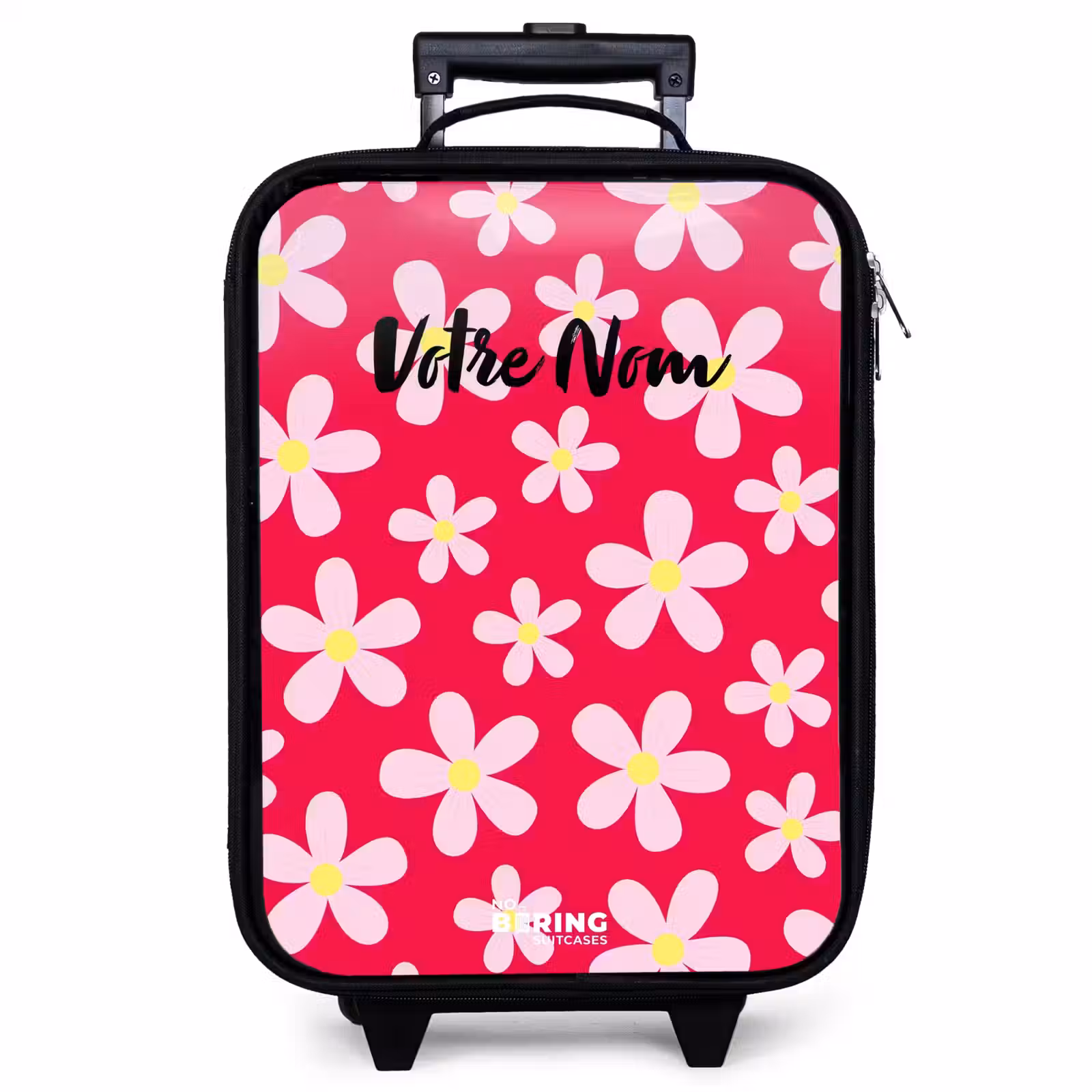 Valise enfant - Noir - Daisy mania hotpink — 1