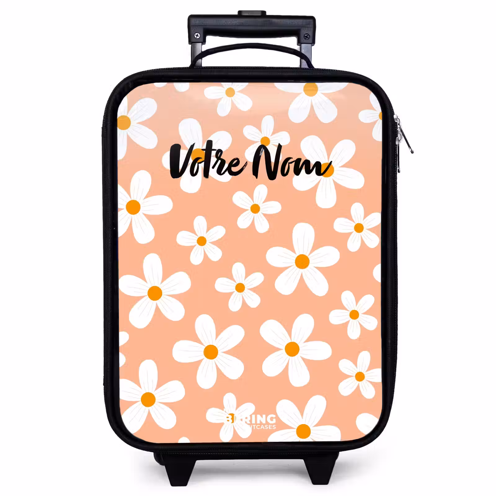 Valise enfant - Noir - Daisy mania peach — 1