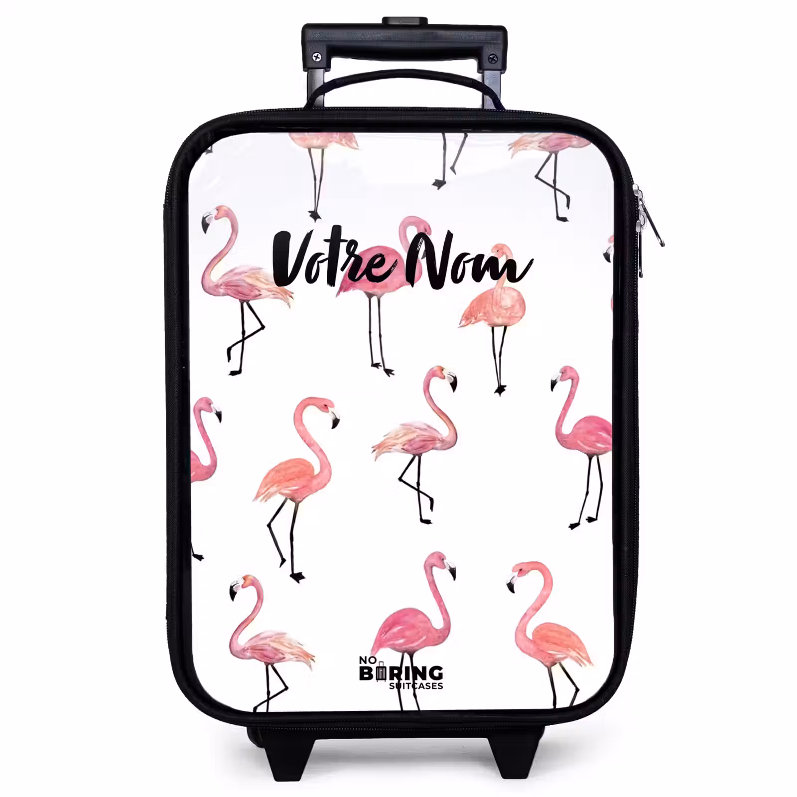 Valise enfant - Noir - Fête des flamants — 1