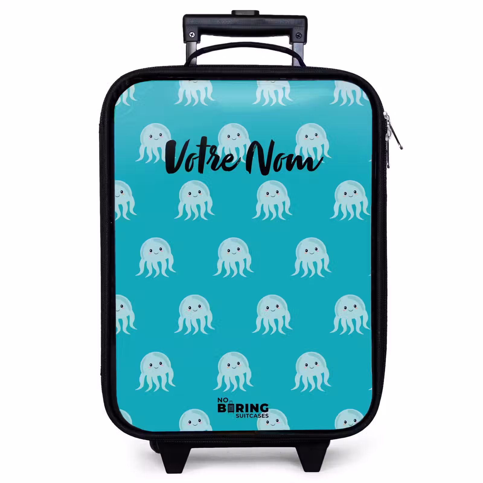 Valise enfant - Noir - Mignonne méduse — 1