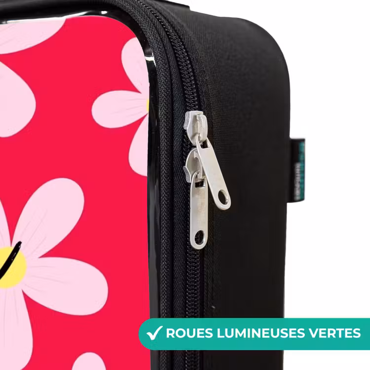 Valise enfant - Noir - Daisy mania hotpink — 6
