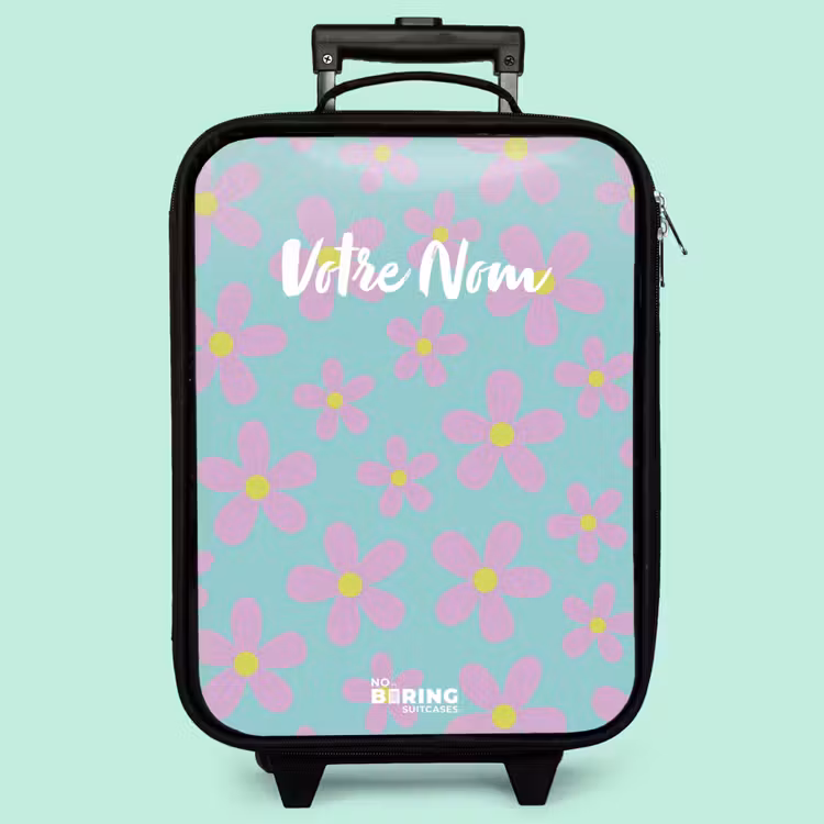 Valise enfant - Noir - Daisy mania mint — 3