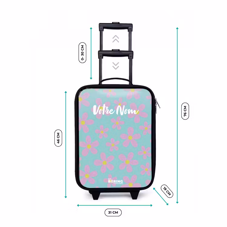 Valise enfant - Noir - Daisy mania mint — 7