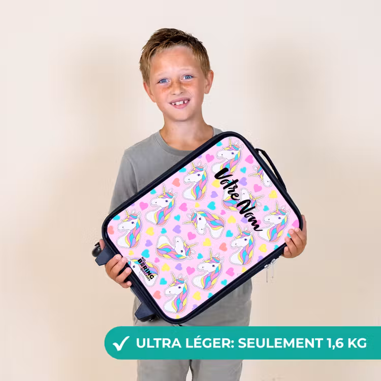 Valise enfant - Noir - Euphorie de la licorne — 2