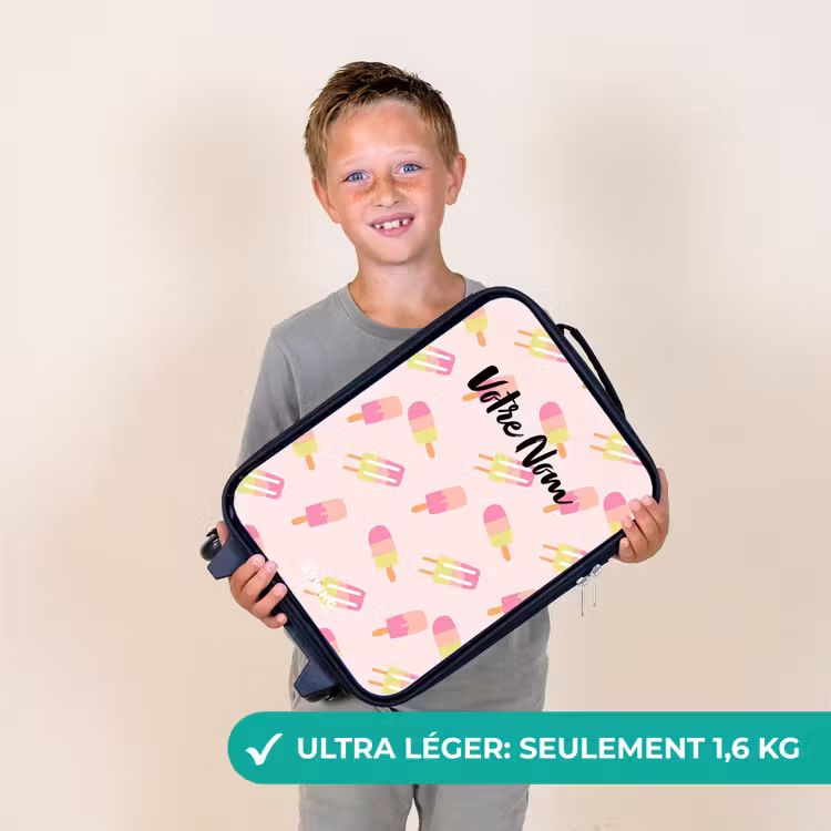 Valise enfant - Noir - Glaces à l'eau tourbillonnantes — 2