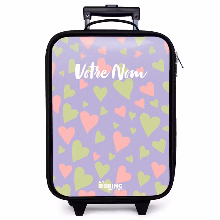 Valise enfant - Noir - Joli lilas — 1