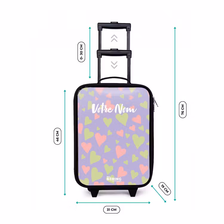 Valise enfant - Noir - Joli lilas — 7