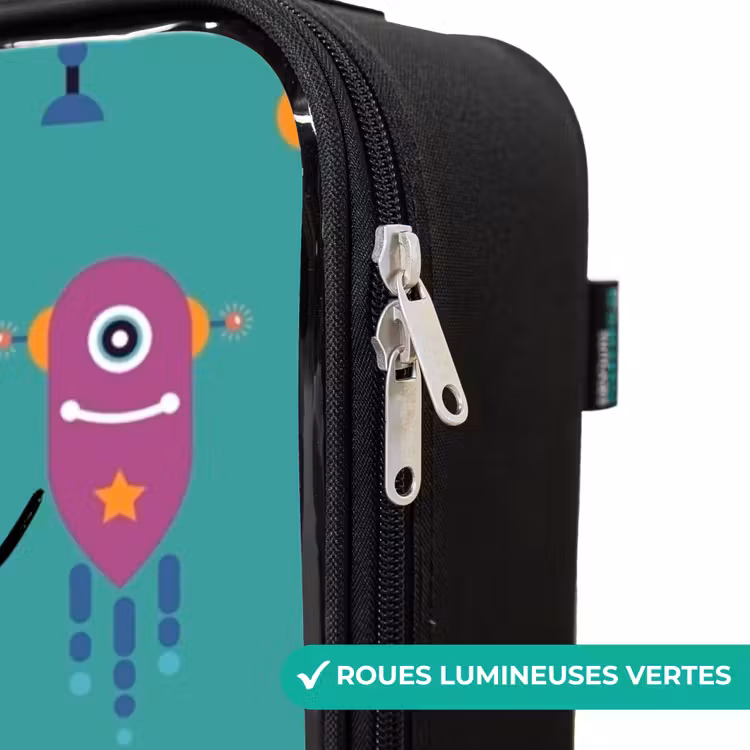 Valise enfant - Noir - La rave des robots — 6