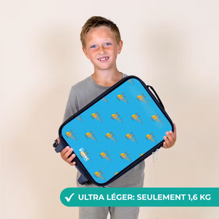 Valise enfant - Noir - L'agitation autour de l'hélicoptère — 2