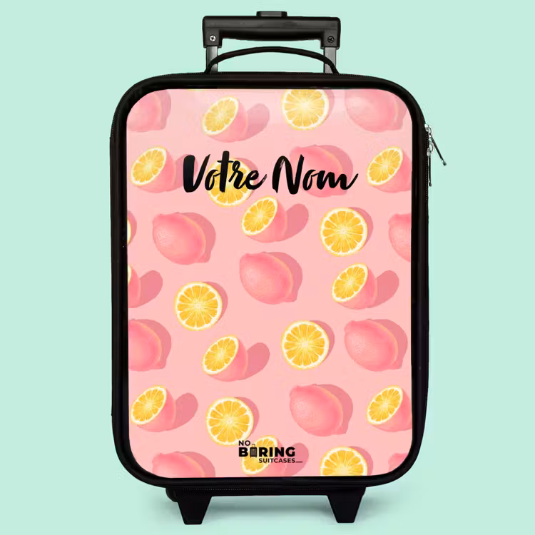 Valise enfant - Noir - Limoncello rose — 3