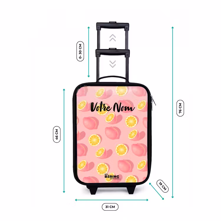 Valise enfant - Noir - Limoncello rose — 7