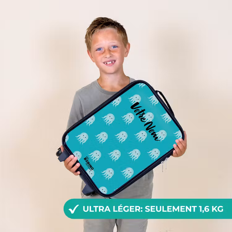 Valise enfant - Noir - Mignonne méduse — 2