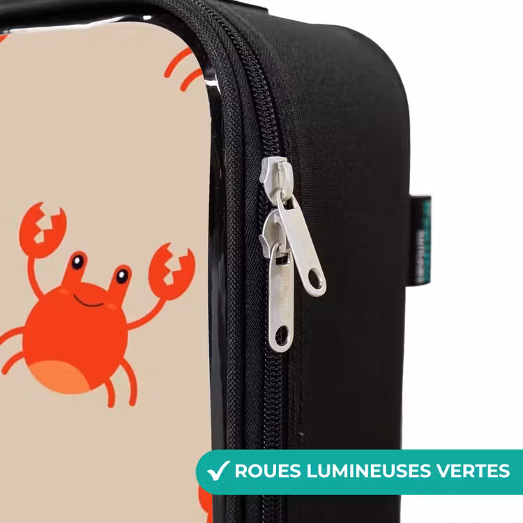 Valise enfant - Noir - Problème des crabes — 6