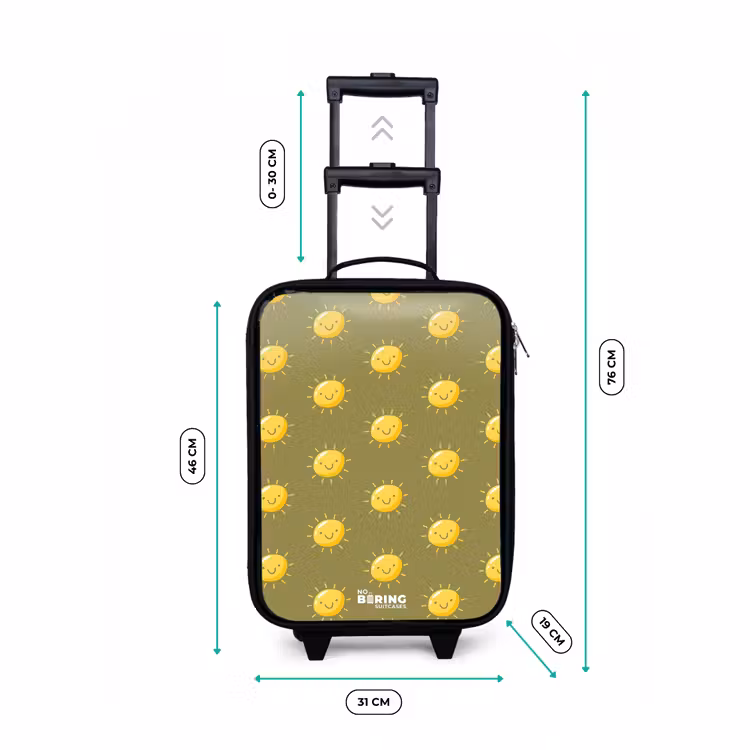 Valise enfant - Noir - Situation ensoleillée olive — 7