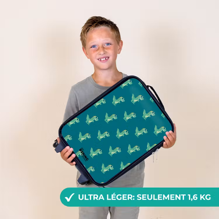 Valise enfant - Noir - Spécifications du tyranosaure — 2