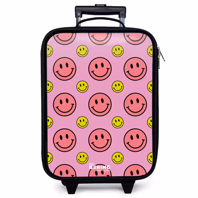Valise enfant - Noir - Tous les sourires sont roses — 1