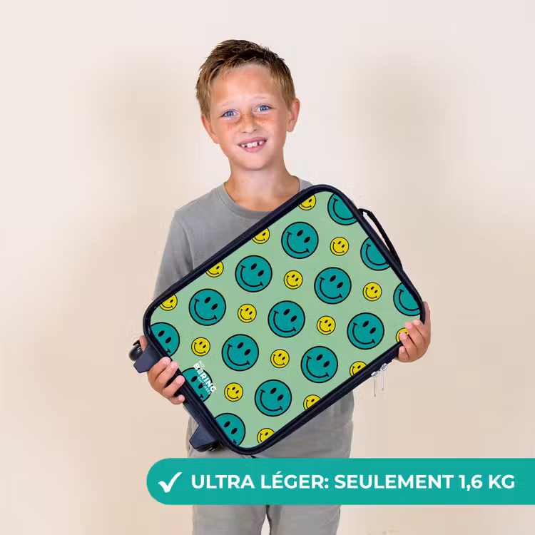 Valise enfant - Noir - Tous les sourires sont verts — 2