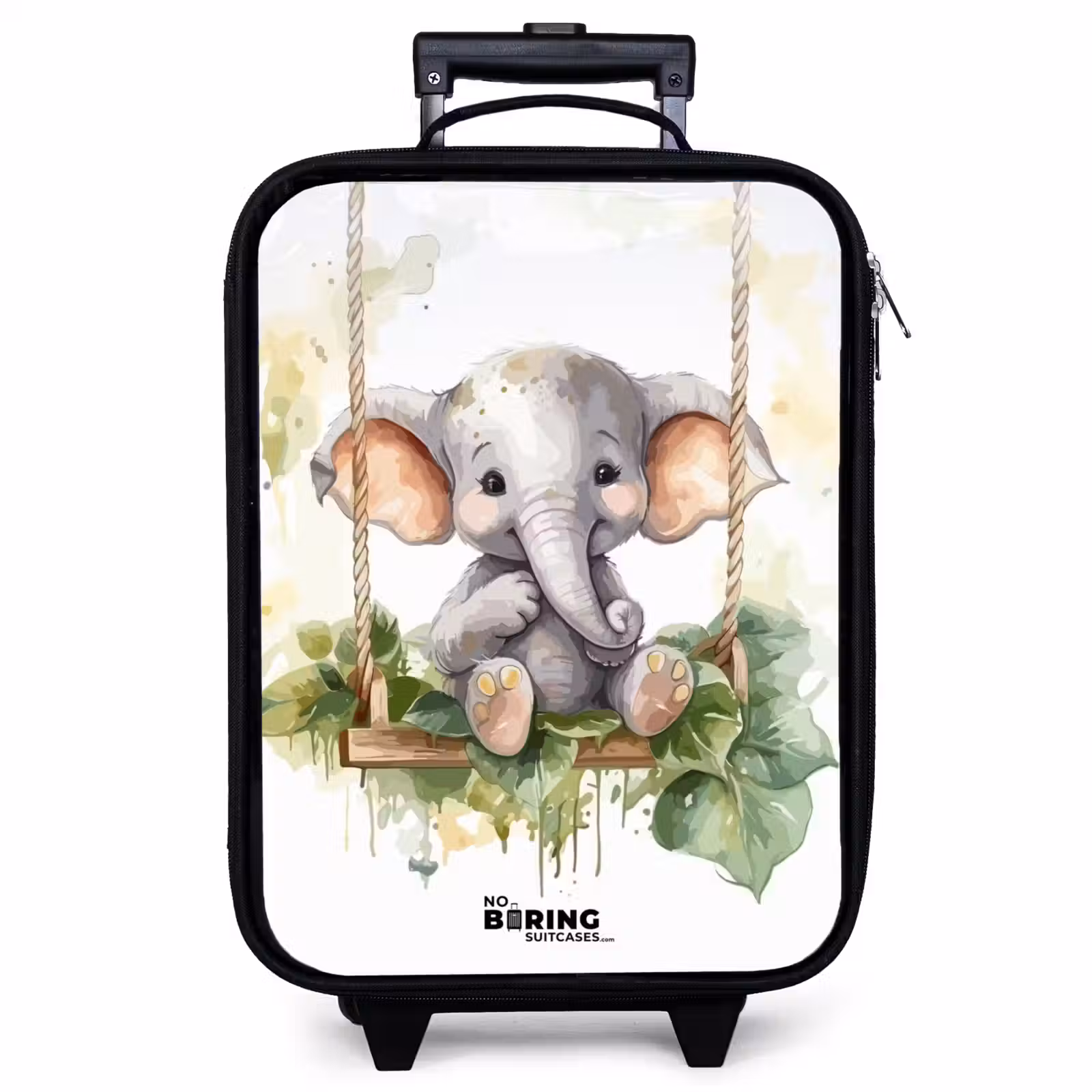 Valise enfant - Noir - Éléphant d'Onno — 1