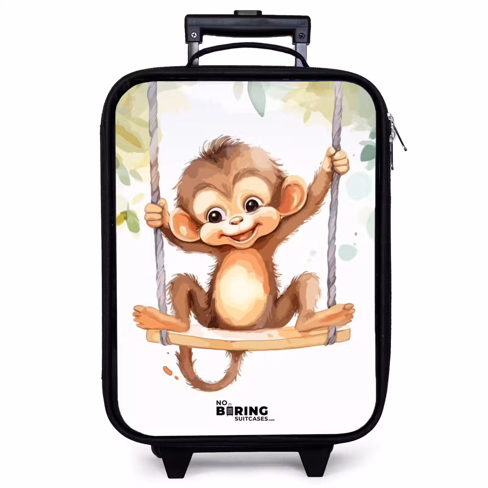 Valise enfant - Noir - Grand singe à bascule — 1