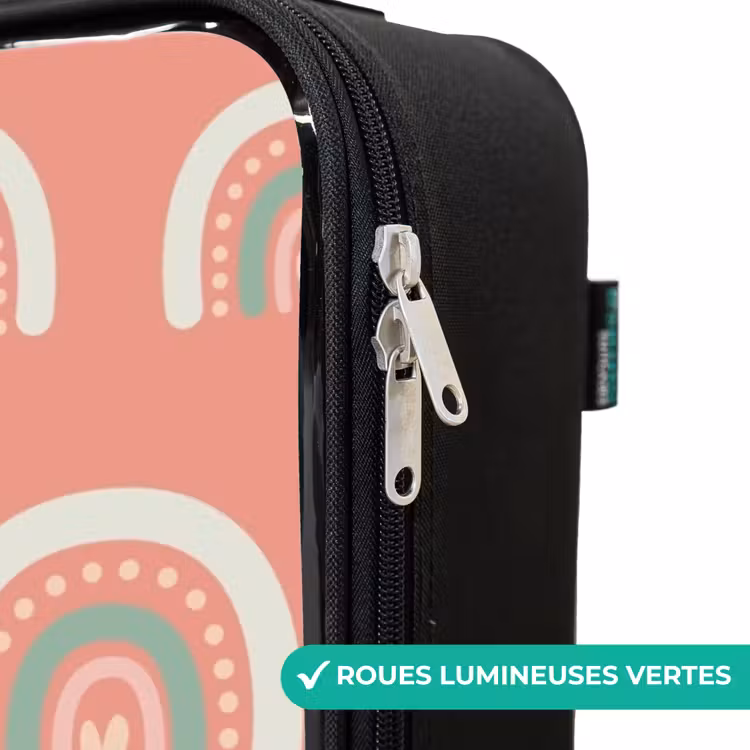 Valise enfant - Noir - Arcs de couleur du corail — 3