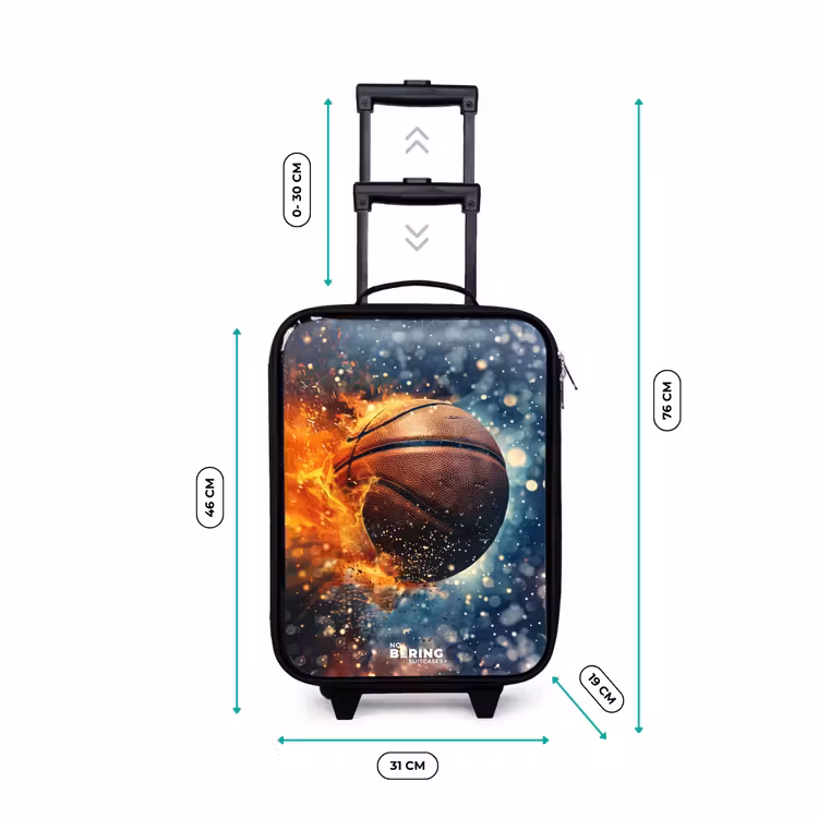 Valise enfant - Noir - Basket-ball en pleine effervescence — 4