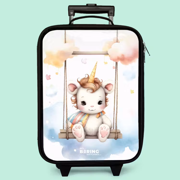 Valise enfant - Noir - Bébé licorne à bercer — 3
