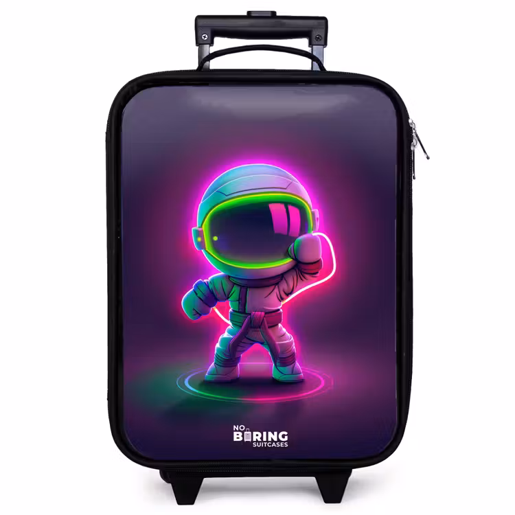 Valise enfant - Noir - Espace karaté néon — 1