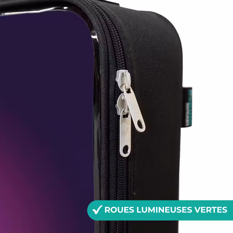 Valise enfant - Noir - Espace karaté néon — 6