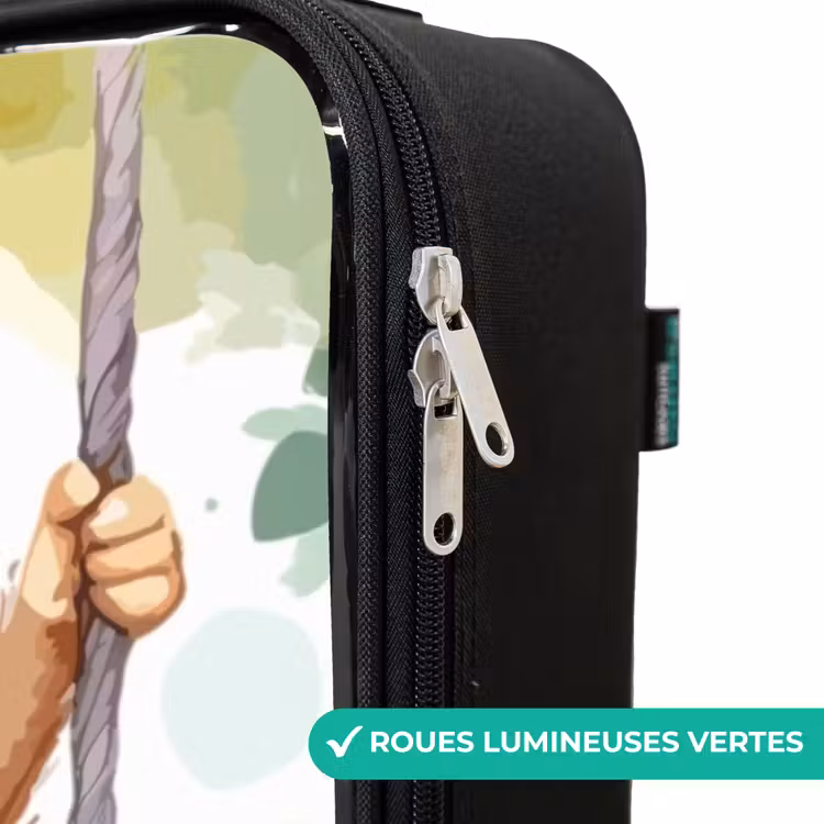 Valise enfant - Noir - Grand singe à bascule — 5