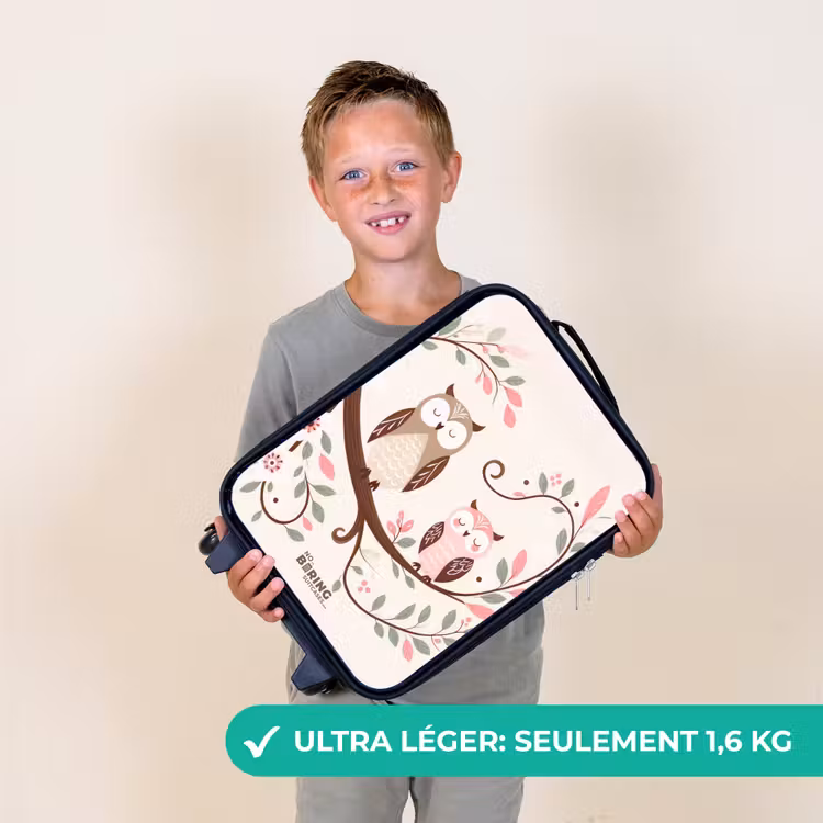 Valise enfant - Hiboux endormis — 2