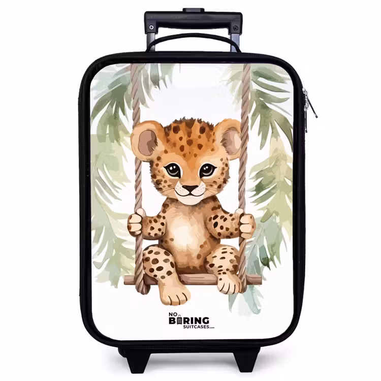 Valise enfant - Noir - Levi léopard — 1