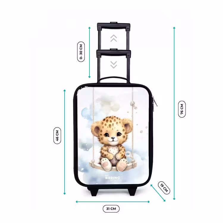 Valise enfant - Noir - Panthère de Perry — 6