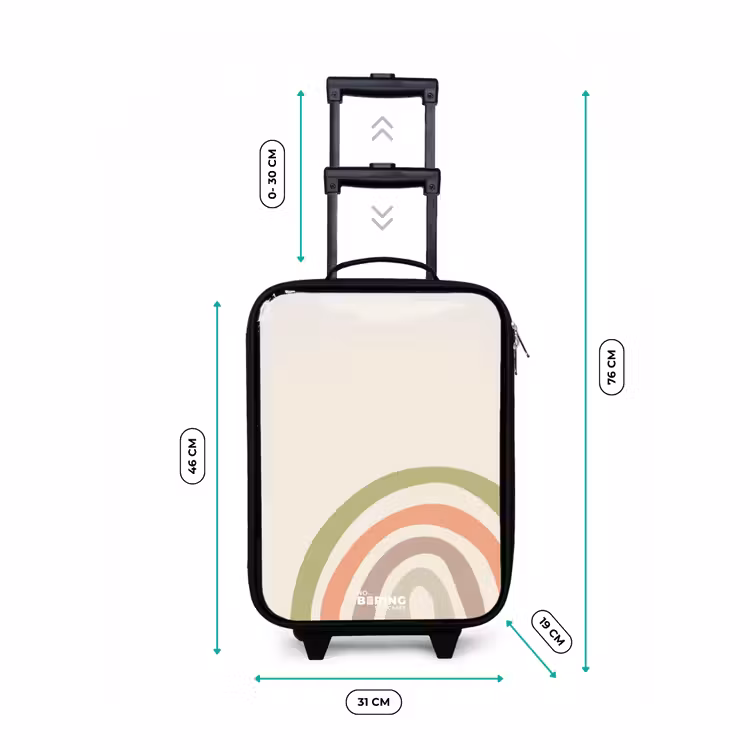 Valise enfant - Noir - Pastel arc-en-ciel brut — 4