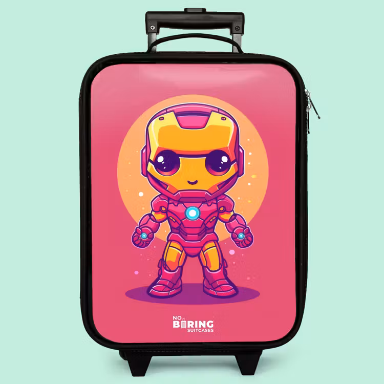Valise enfant - Noir - Ranger rose — 3