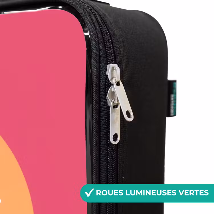 Valise enfant - Noir - Ranger rose — 6