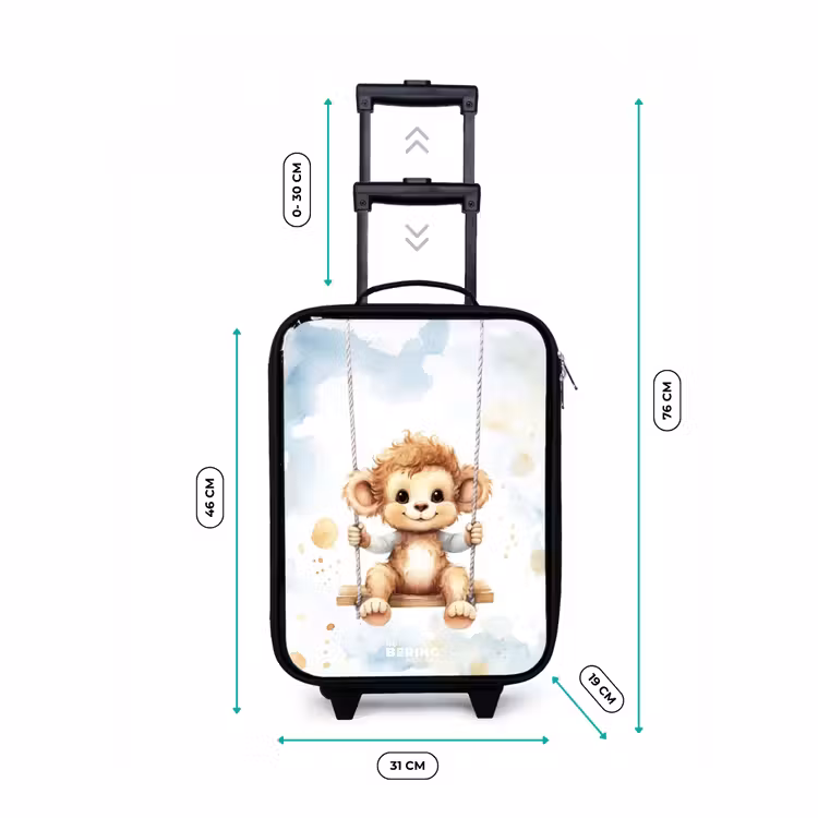 Valise enfant - Noir - Singe Axel — 6