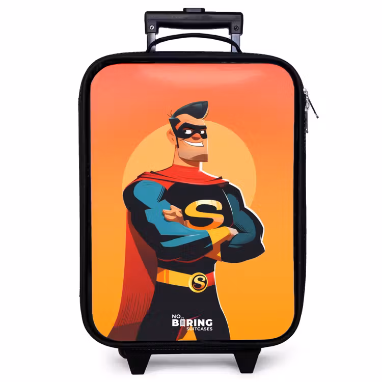 Valise enfant - Noir - Super-héros ensoleillé — 1