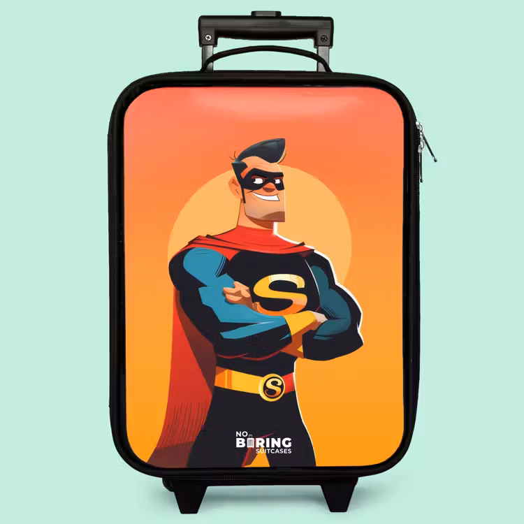Valise enfant - Noir - Super-héros ensoleillé — 3