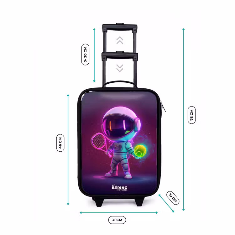 Valise enfant - Noir - Tennis de l'espace — 4