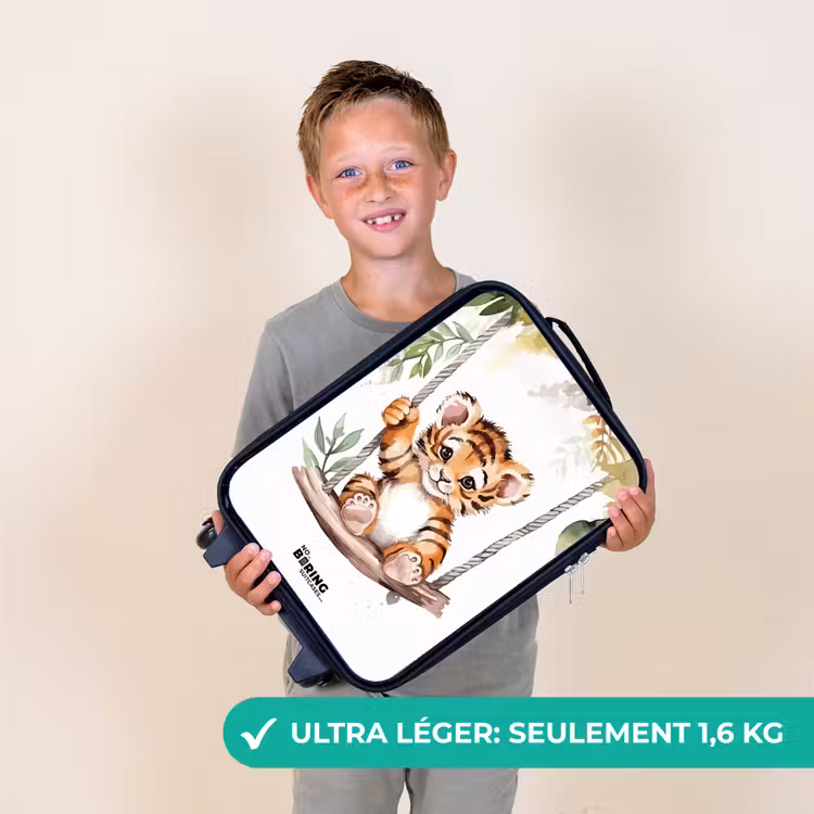 Valise enfant - Noir - Tigre Timo — 2