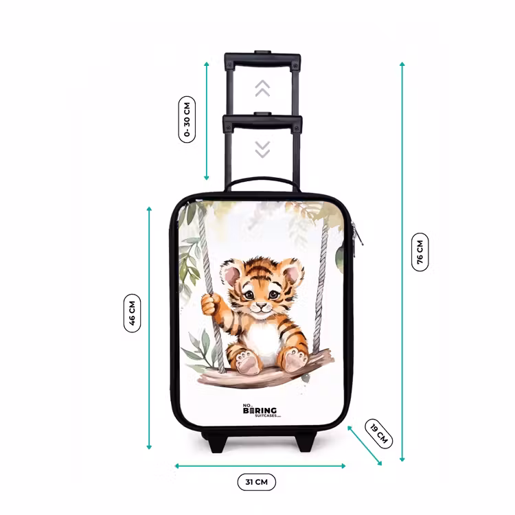 Valise enfant - Noir - Tigre Timo — 6