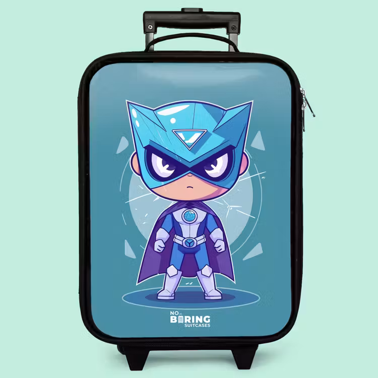 Valise enfant - Noir - Tornade turquoise — 3