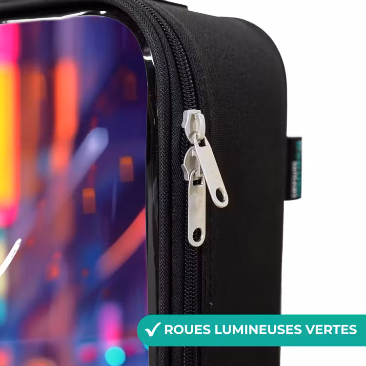 Valise enfant - Voiture de nuit au néon — 6