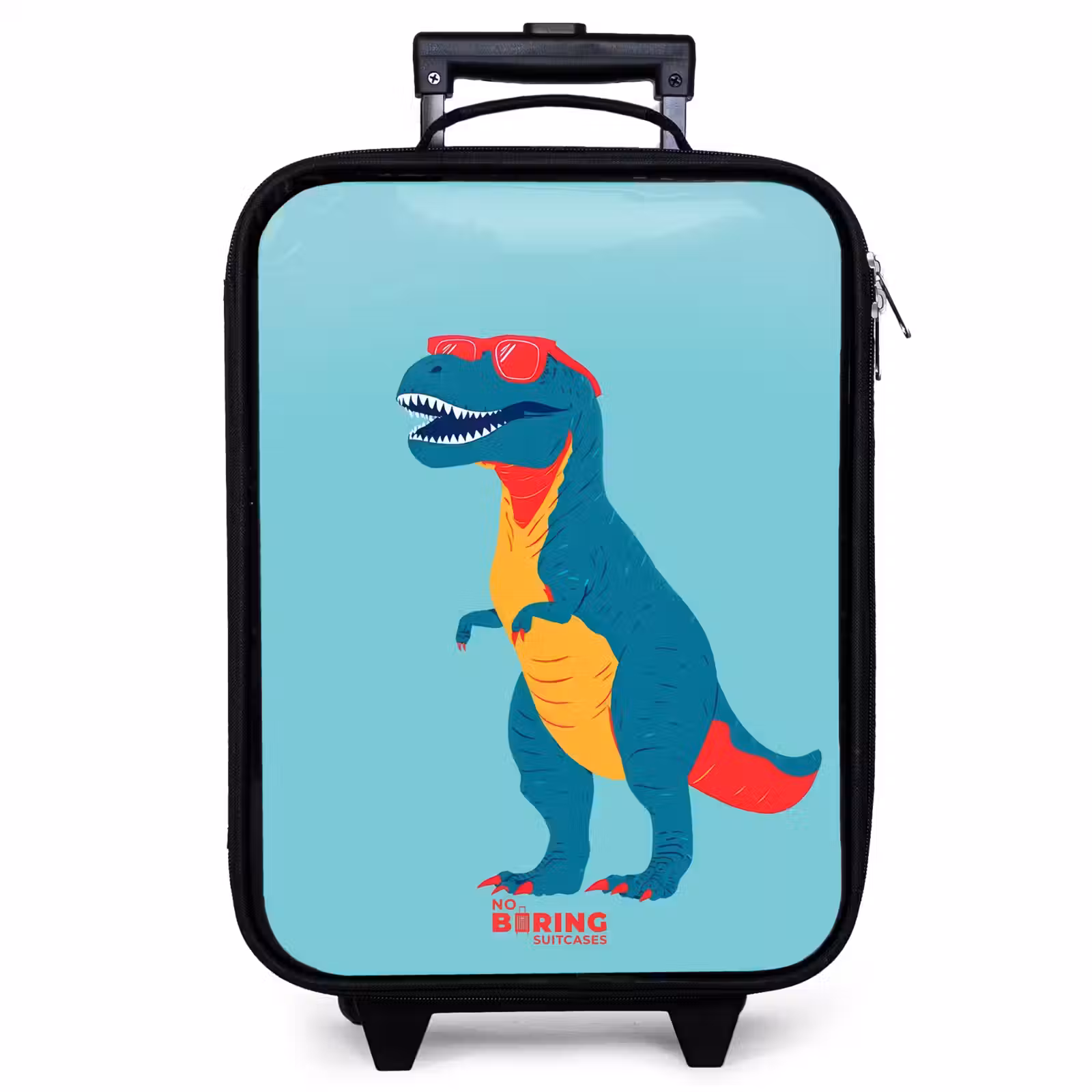 Valise enfant - T. rex cool avec des lunettes de soleil — 1