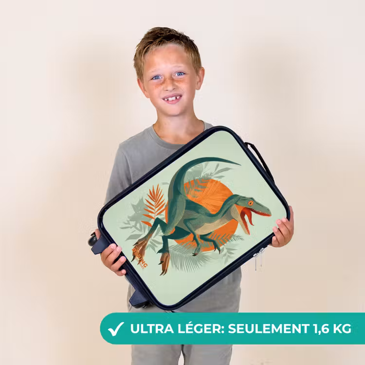 Valise enfant - Chasseur rôdeur avec des feuilles — 2