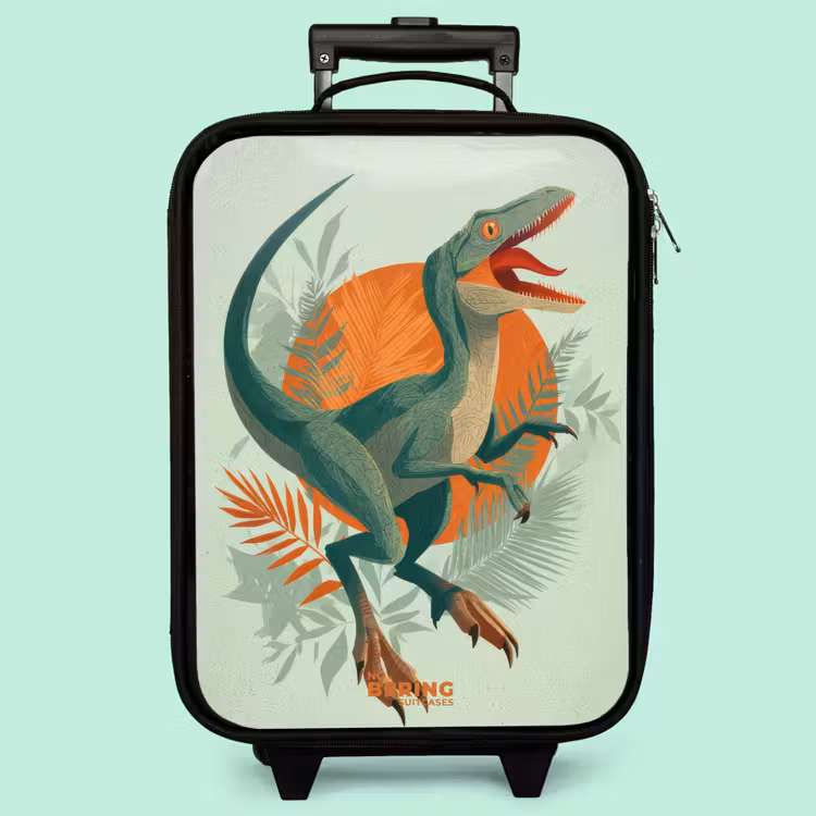 Valise enfant - Chasseur rôdeur avec des feuilles — 3