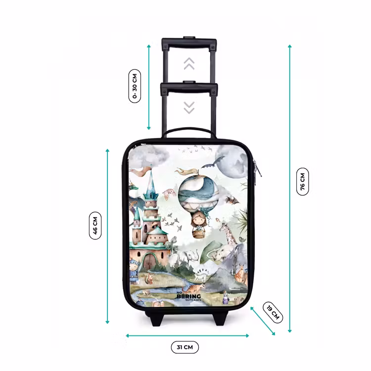 Valise enfant - Château et montgolfière — 4