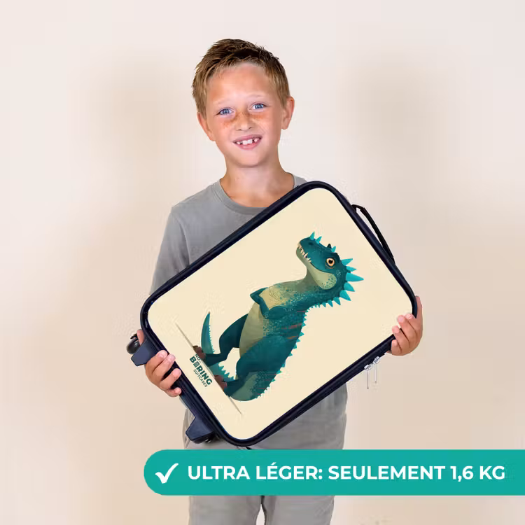 Valise enfant - Dino à pointes et à l'allure sympathique — 2