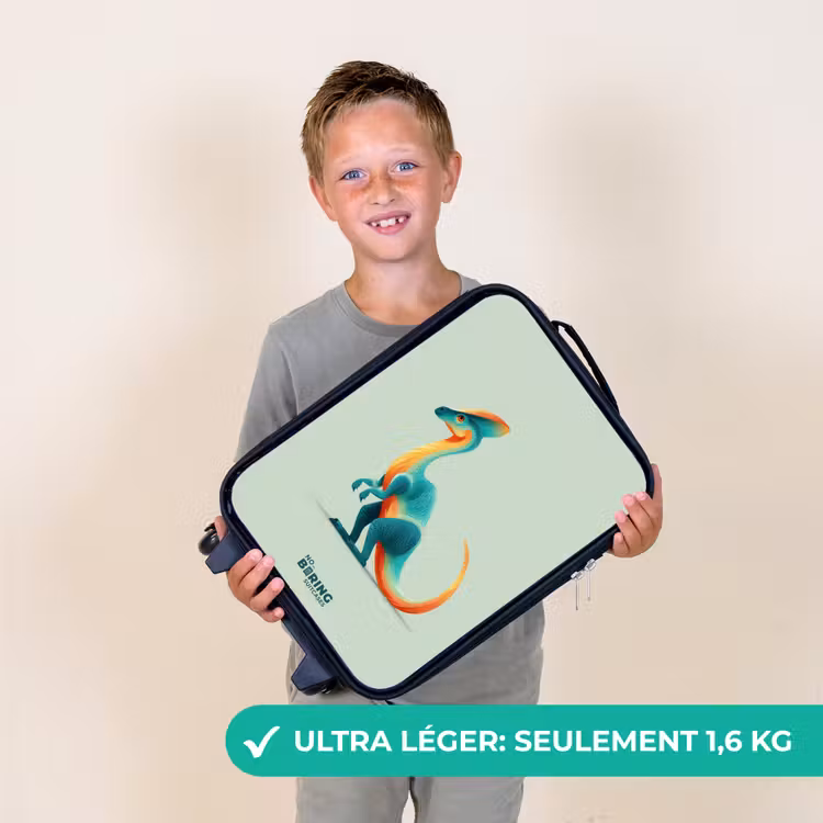 Valise enfant - Dino élégant avec peigne — 2